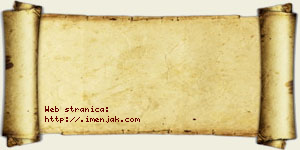 Jesenka Rajkov vizit kartica